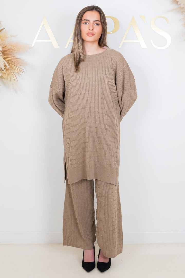 Adeena Beige Co-Ord