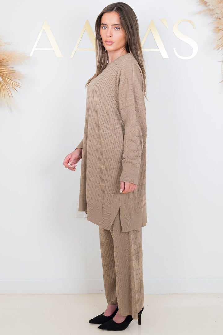 Adeena Beige Co-Ord