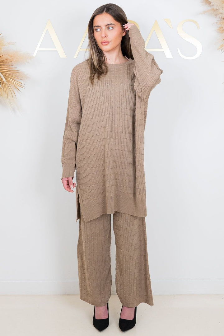 Adeena Beige Co-Ord