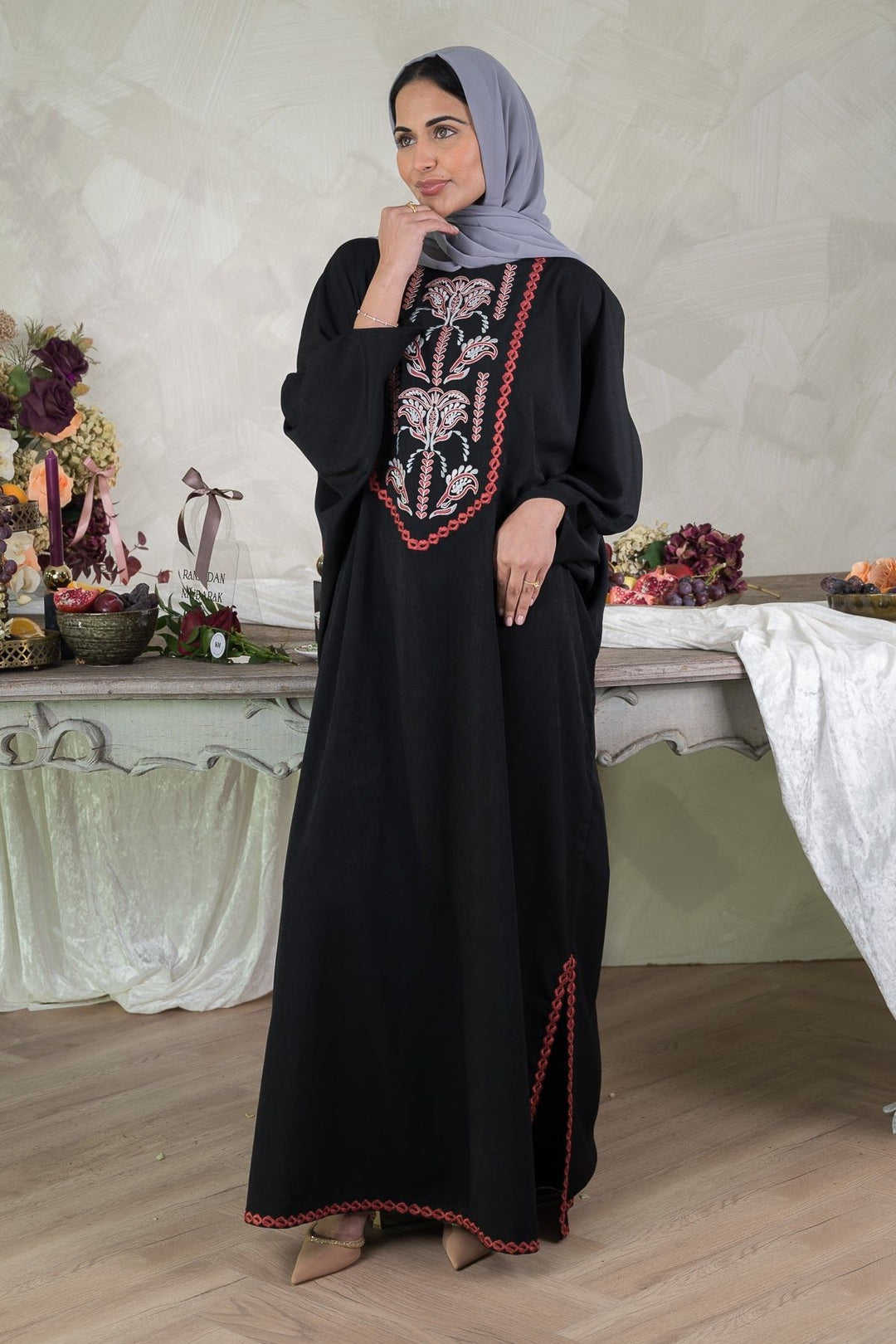 Yara Embroidered Kaftan