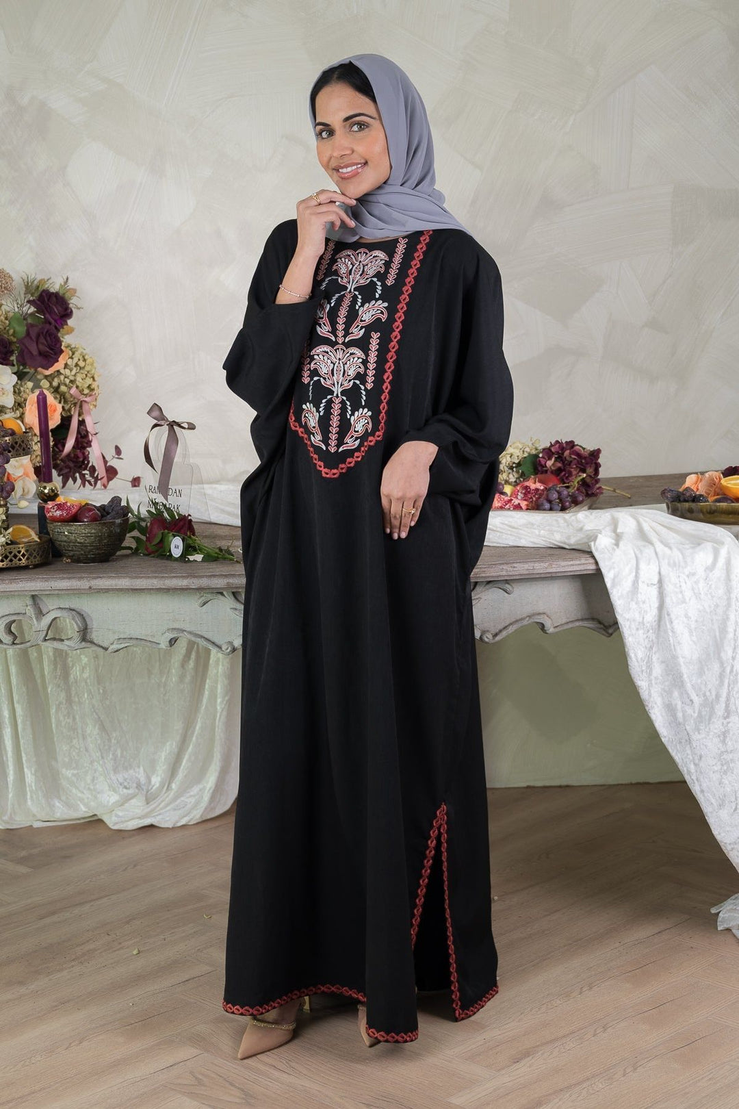 Yara Embroidered Kaftan