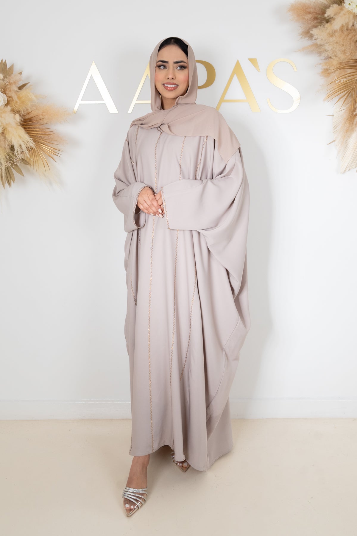 Aireen Stone Beaded Kaftan