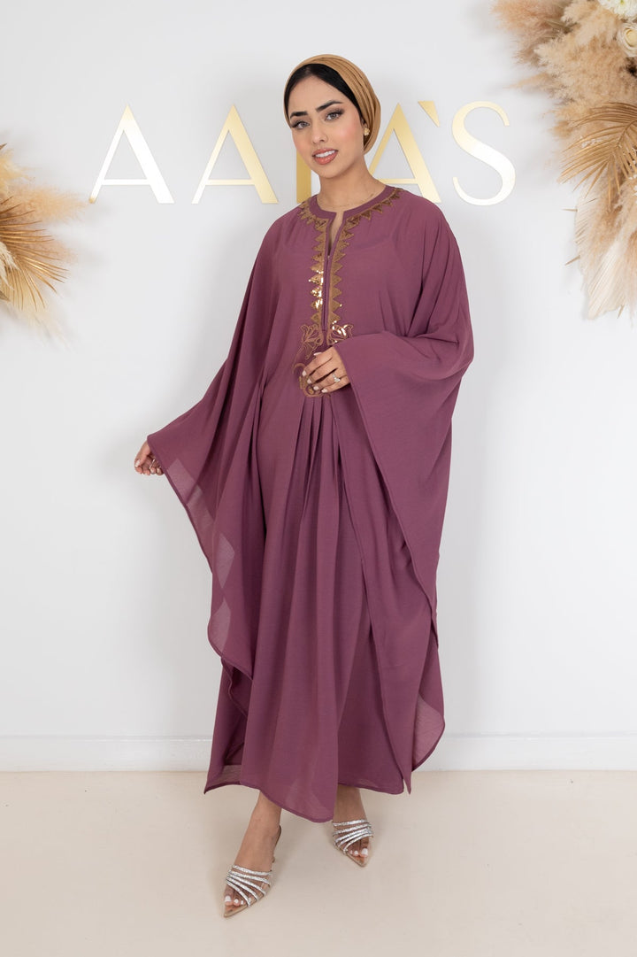Inaya Sequined Embroidered Kaftan