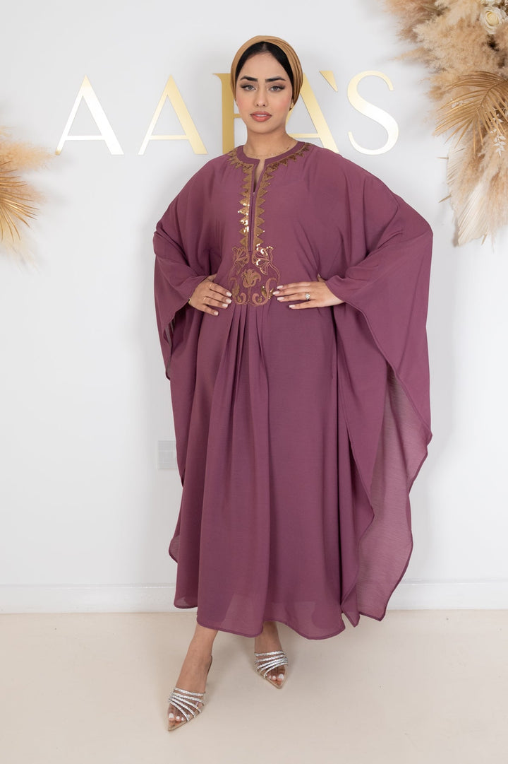 Inaya Sequined Embroidered Kaftan
