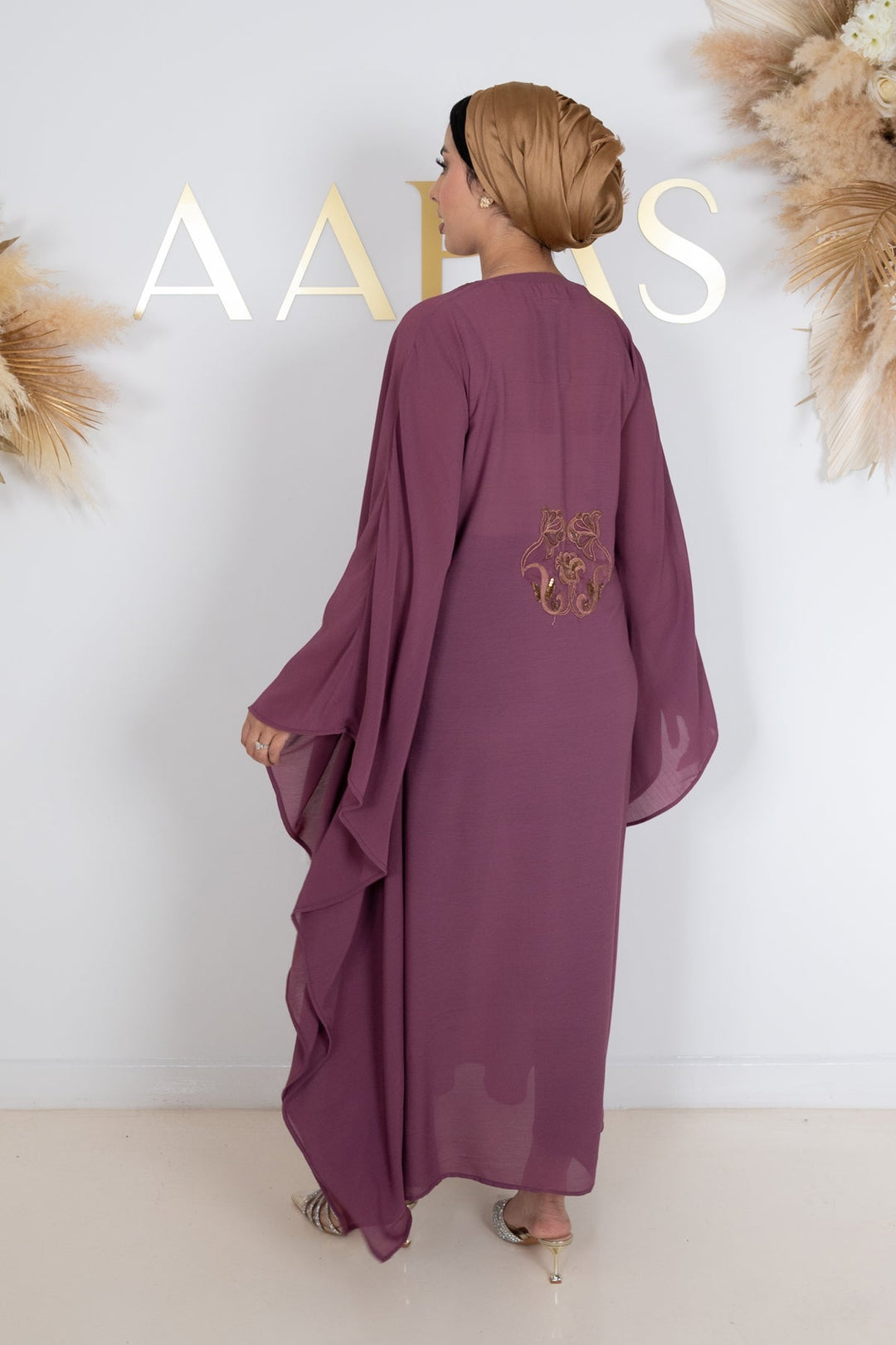 Inaya Sequined Embroidered Kaftan