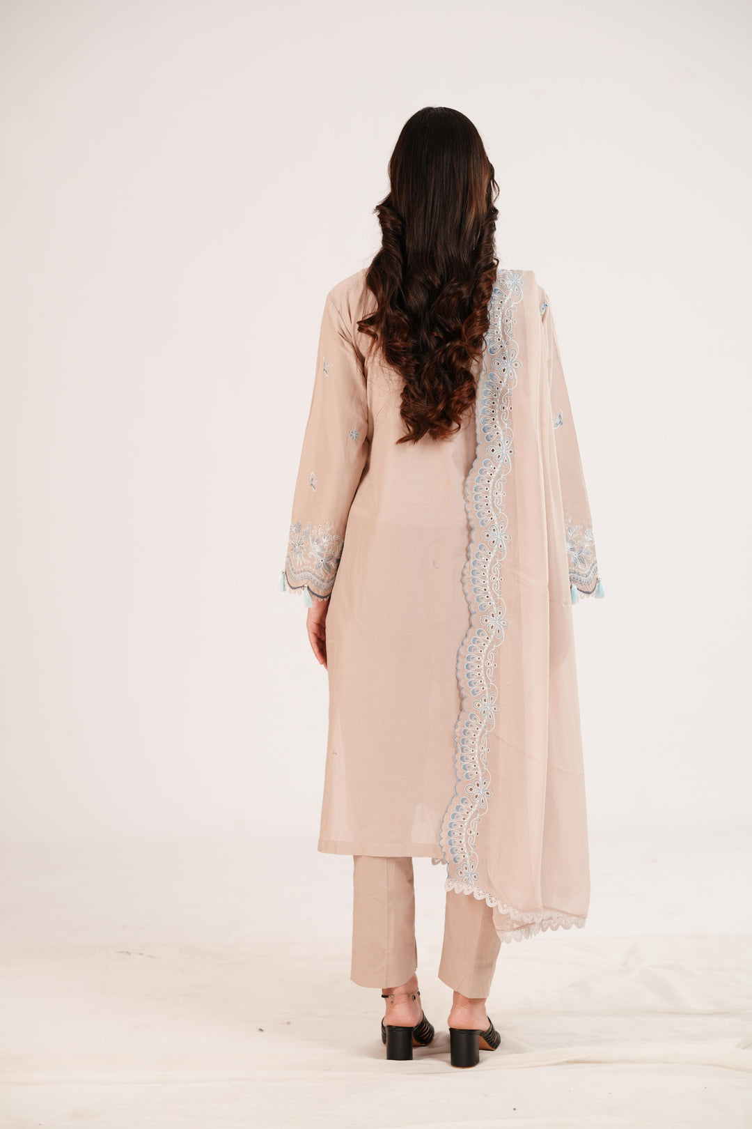 Dusty Frost - Cross Stitch Premium Lawn Stitched