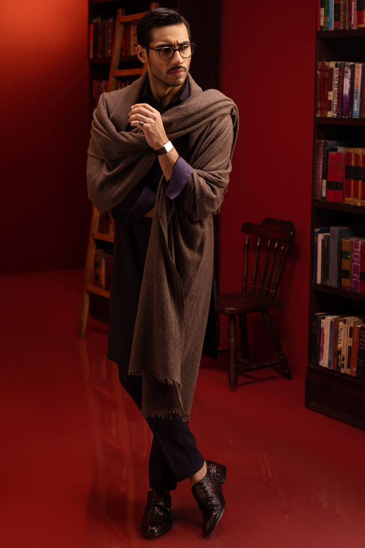 Cotton Deep Plum Kurta Trouser - Cast & Crew