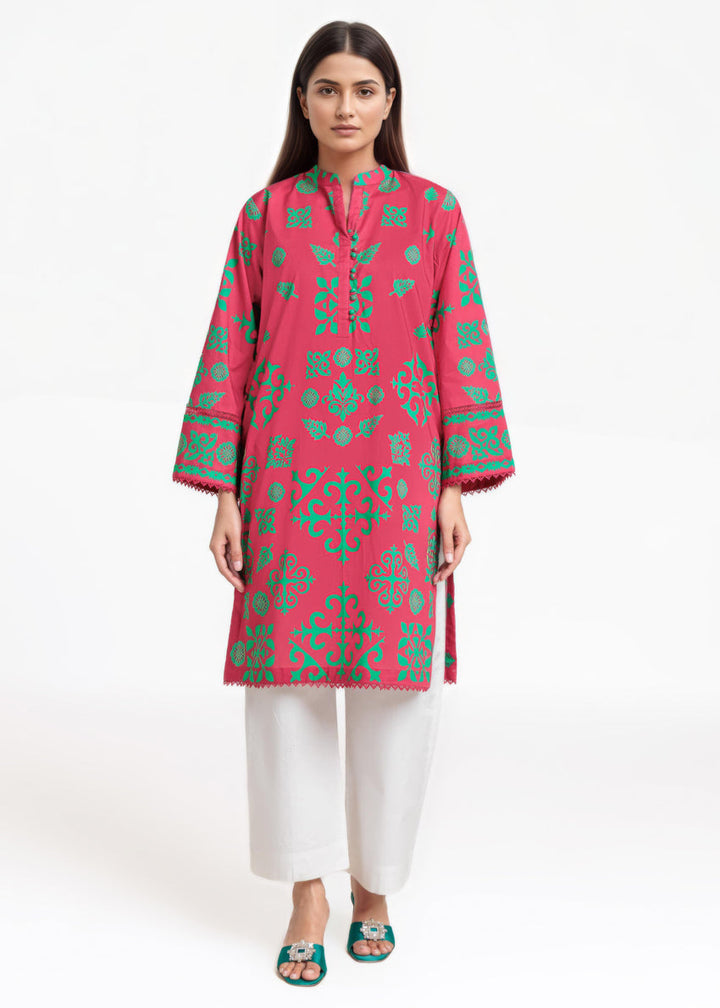 Cambric Pink Stitched Suit - Bonanza
