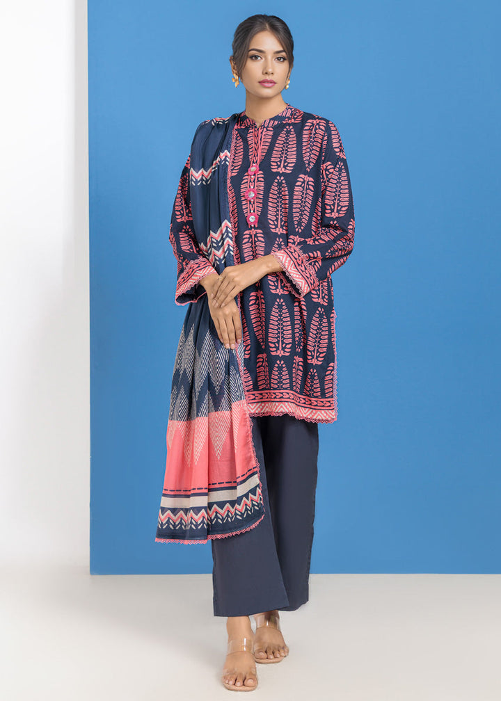 Cambric Dark Blue Stitched Suit - Bonanza