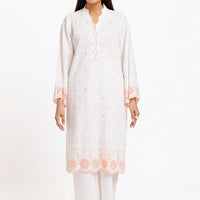 Cambric White Stitched Suit - Bonanza