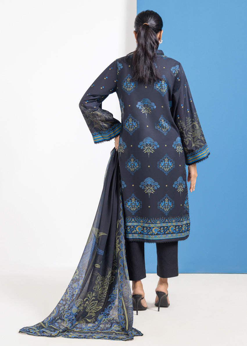 Cambric Black Stitched Suit - Bonanza