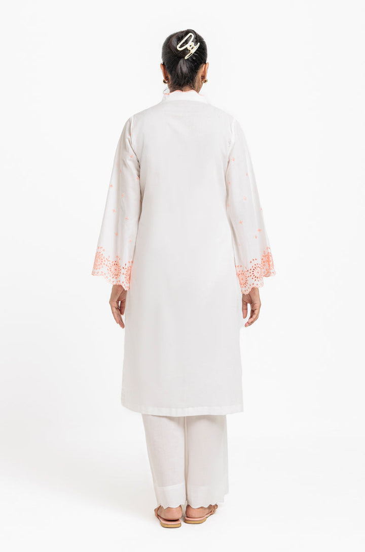 Cambric White Stitched Suit - Bonanza