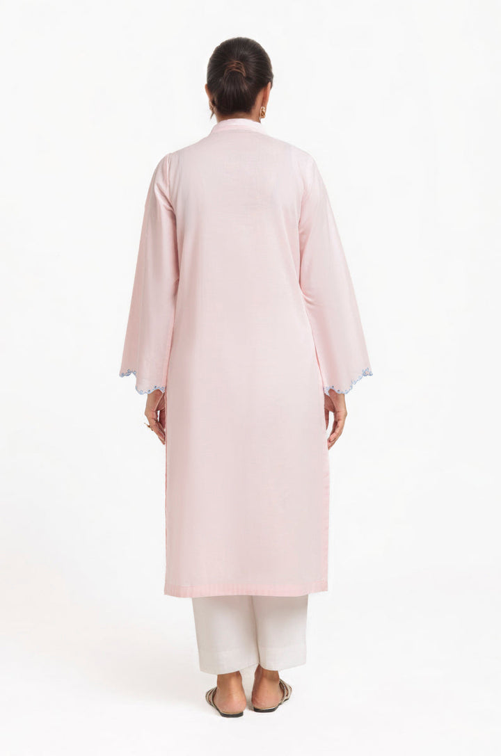 Cambric Baby Pink Stitched Suit - Bonanza