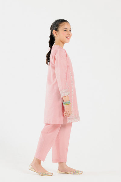 Lawn Pink Stitched Suit - Ethnic