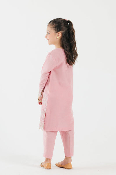 Lawn Pink Stitched Suit - Ethnic