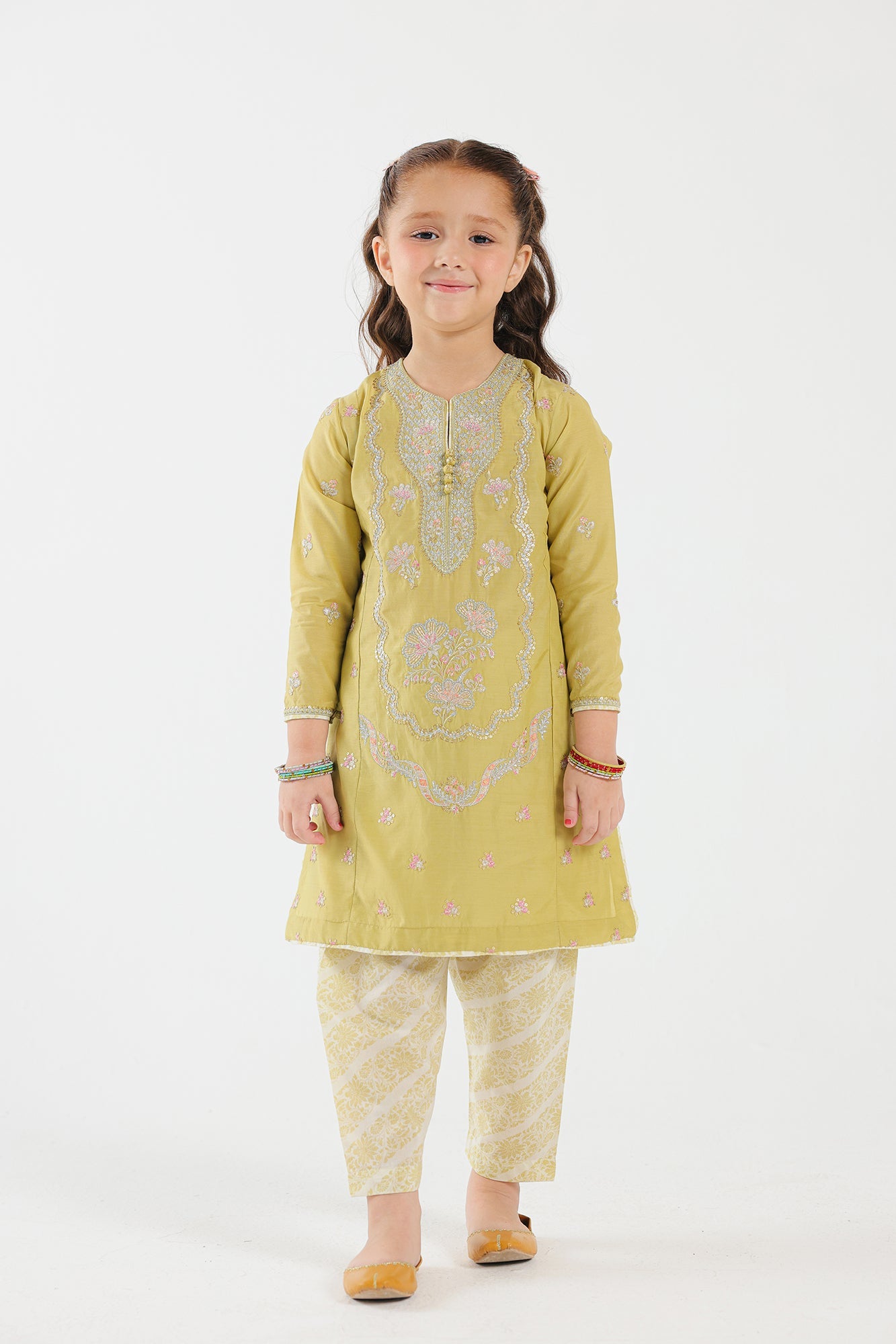 Lawn Dhani Stitched Suit - Ethnic