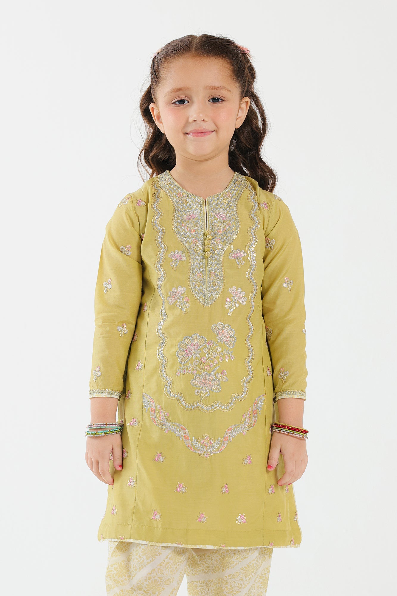 Lawn Dhani Stitched Suit - Ethnic