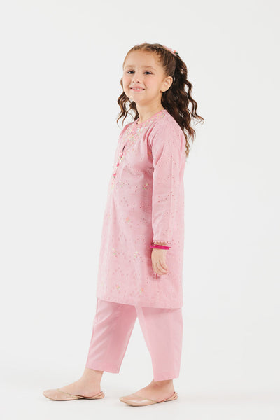 Lawn Pink Stitched Suit - Ethnic