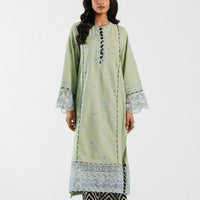Filament Apple Green Stitched Suit - Ethnic
