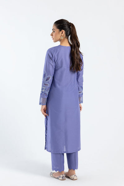 Lawn Ice Blue Stitched Suit - Ethnic