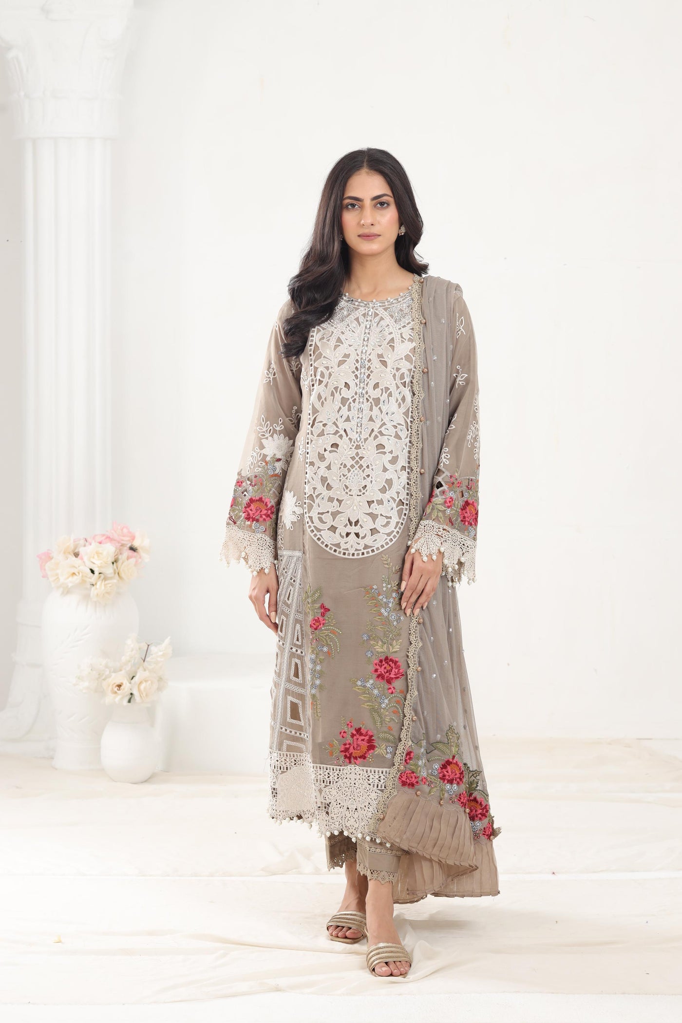 Design 1 - Maria B Luxury Stitched Lawn