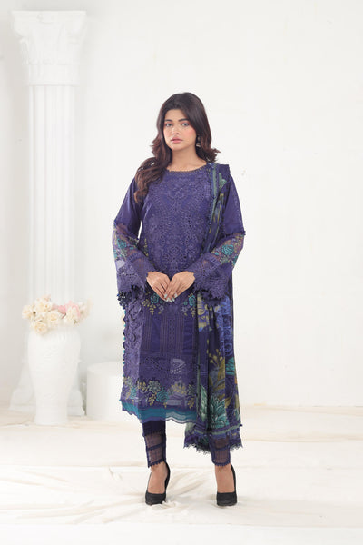 Design 9 - Maria B Luxury Stitched Lawn