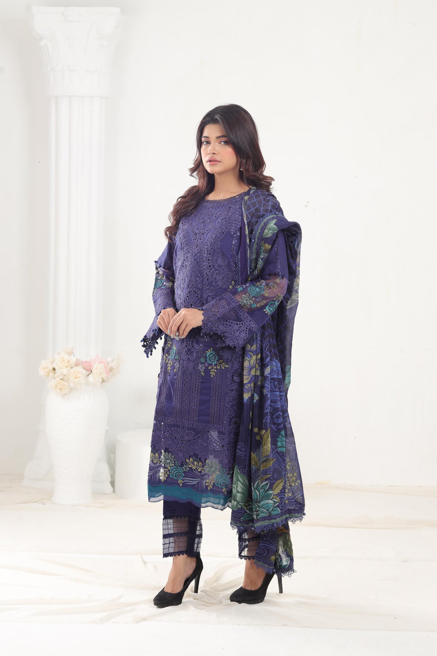 Design 9 - Maria B Luxury Stitched Lawn