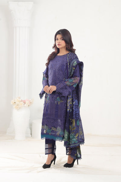 Design 9 - Maria B Luxury Stitched Lawn