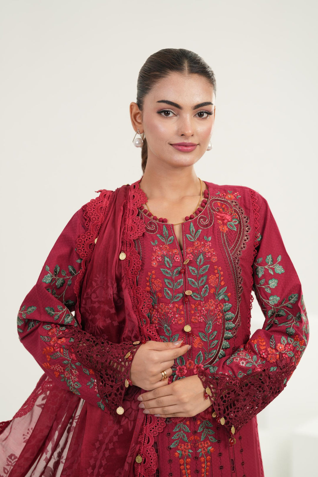 Design 5 - Maria B Luxury Lawn Stitched