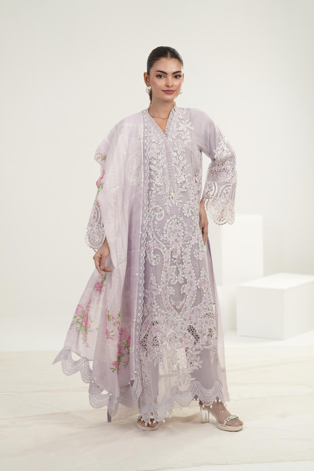 Design 12 - Maria B Luxury Lawn Stitched