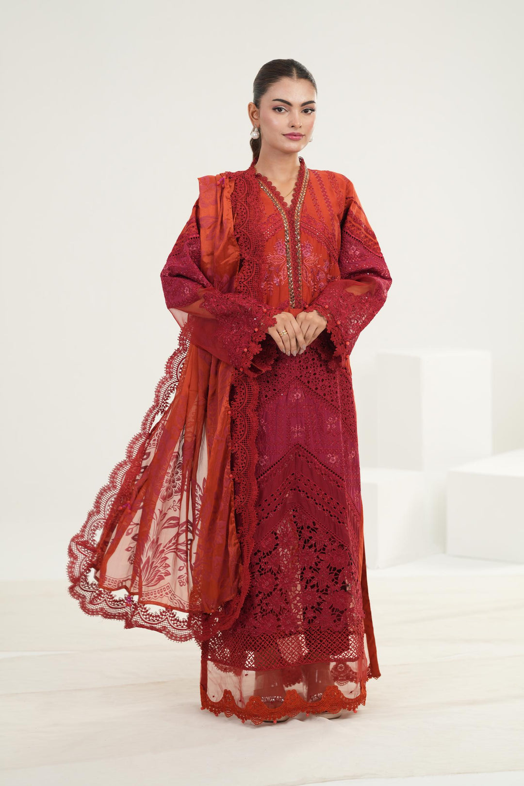 Design 13 - Maria B Luxury Lawn Stitched