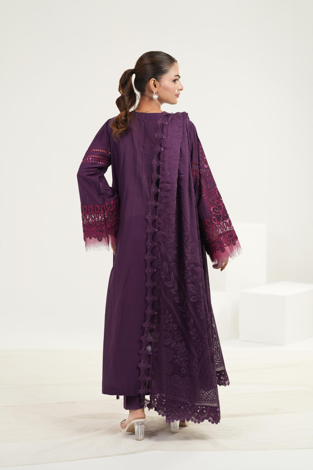Design 14 - Maria B Luxury Lawn Stitched