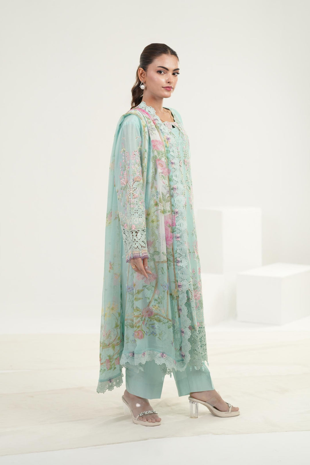 Design 15 - Maria B Luxury Lawn Stitched
