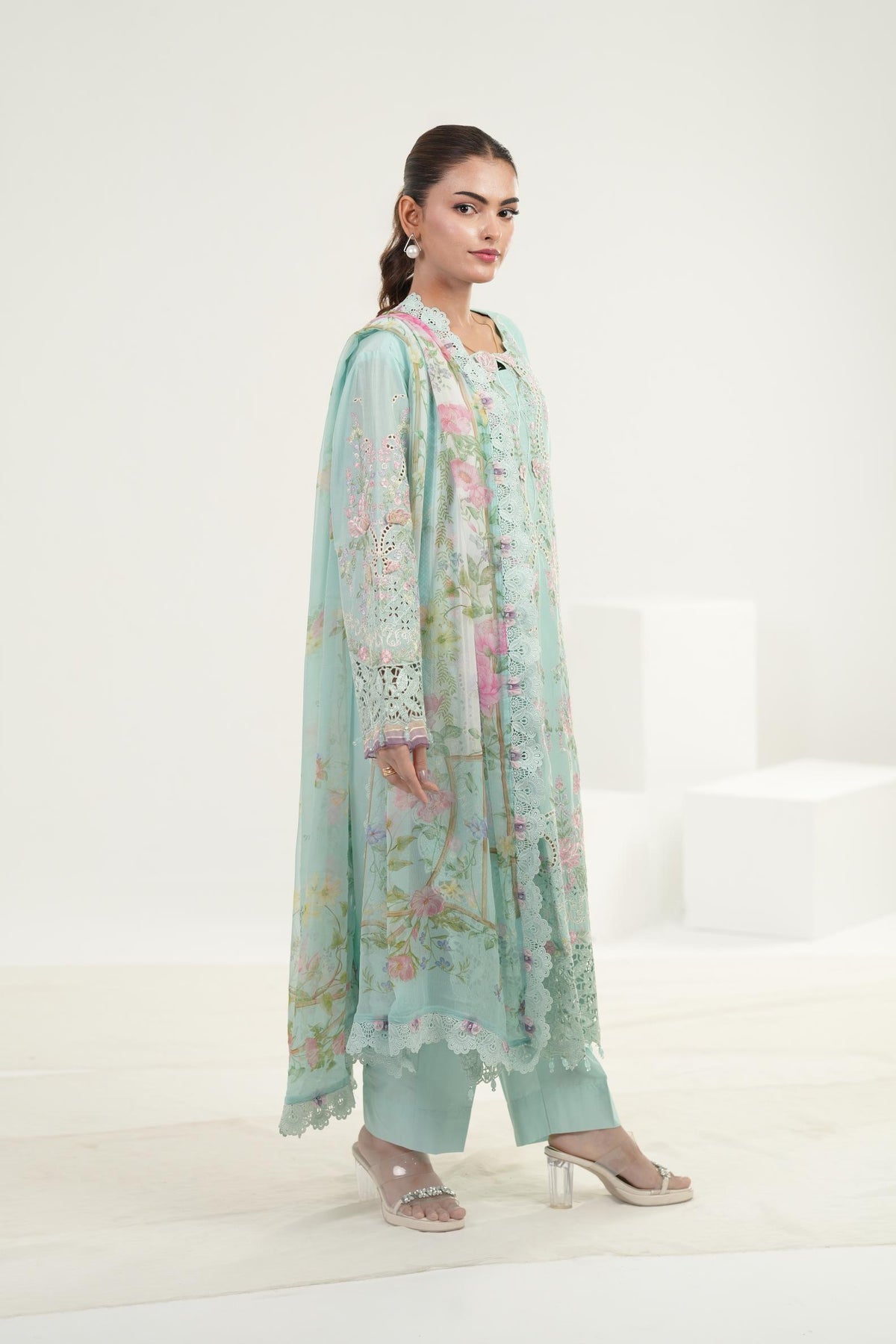 Design 15 - Maria B Luxury Lawn Stitched