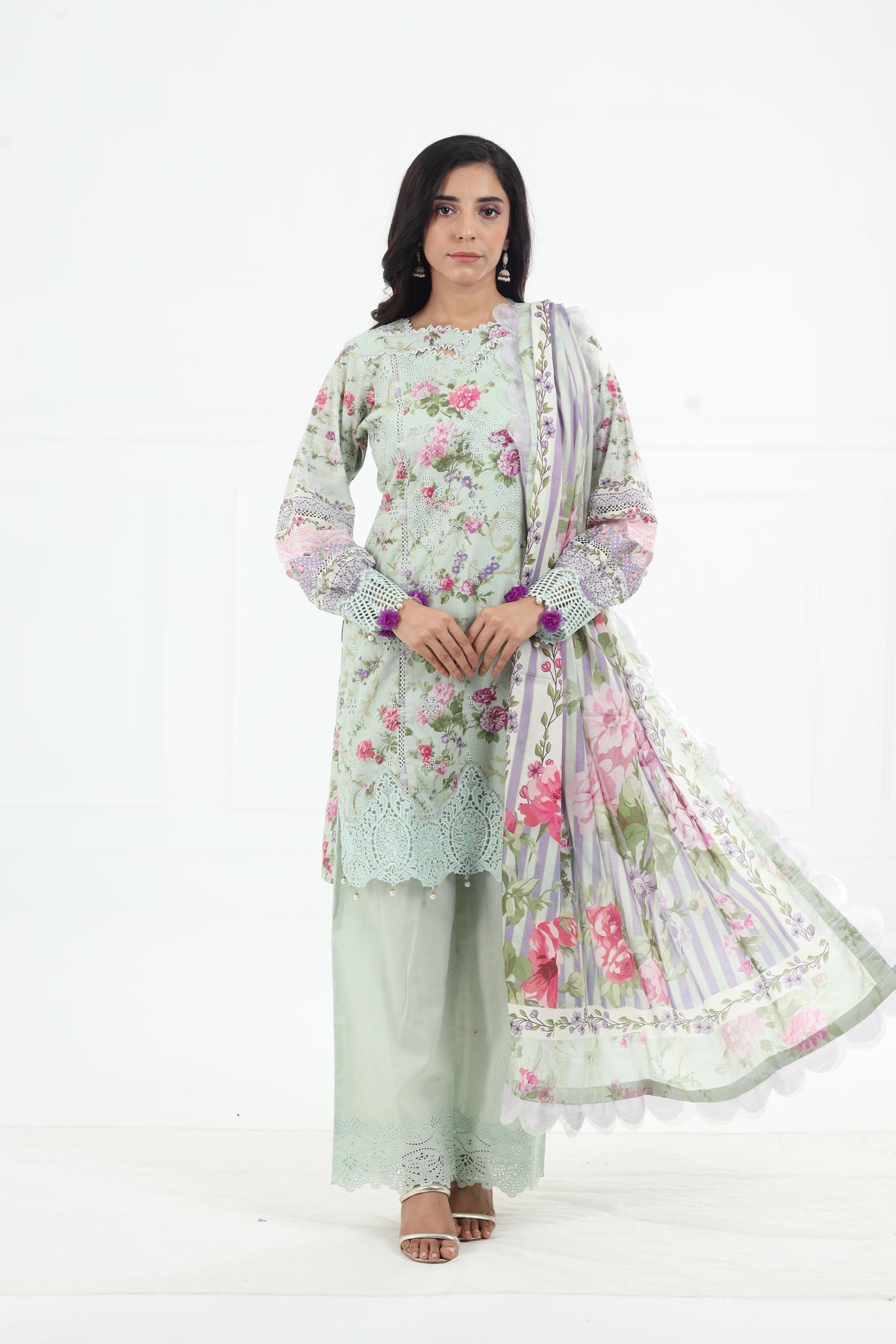 Floreale - Elaf Premium Chikankari Stitched Collection