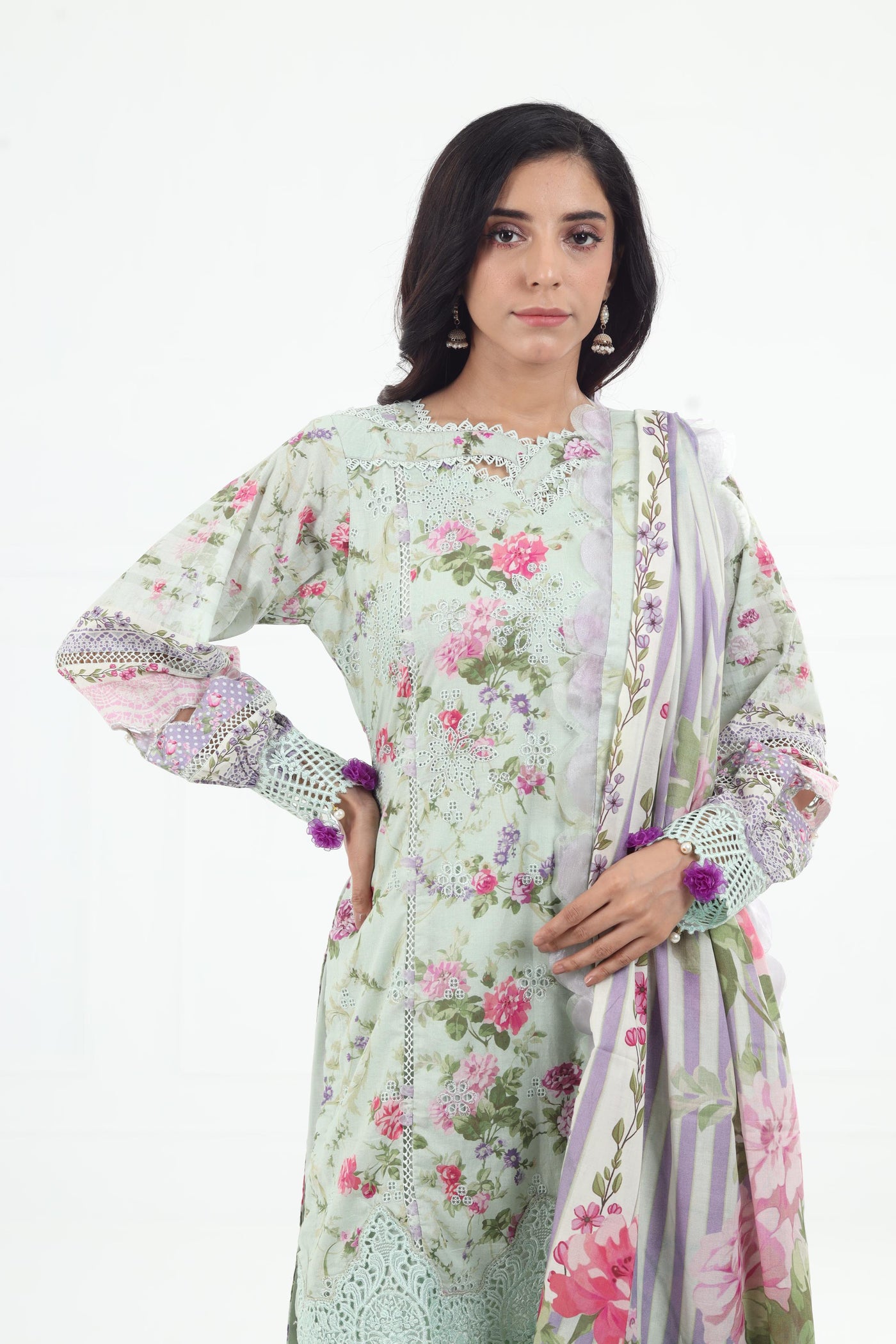 Floreale - Elaf Premium Chikankari Stitched Collection