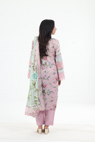 Princess Rose - Elaf Premium Chikankari Stitched Collection