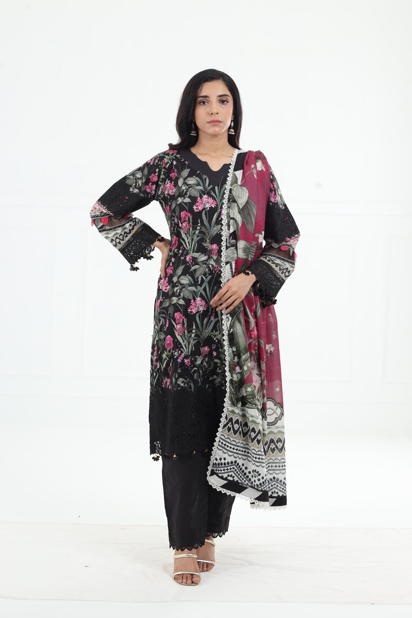 Vista - Elaf Premium Chikankari Stitched Collection