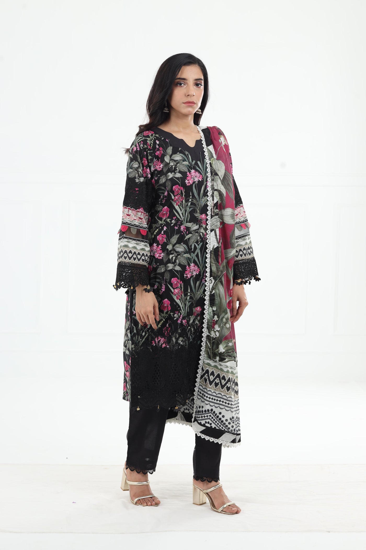 Vista - Elaf Premium Chikankari Stitched Collection