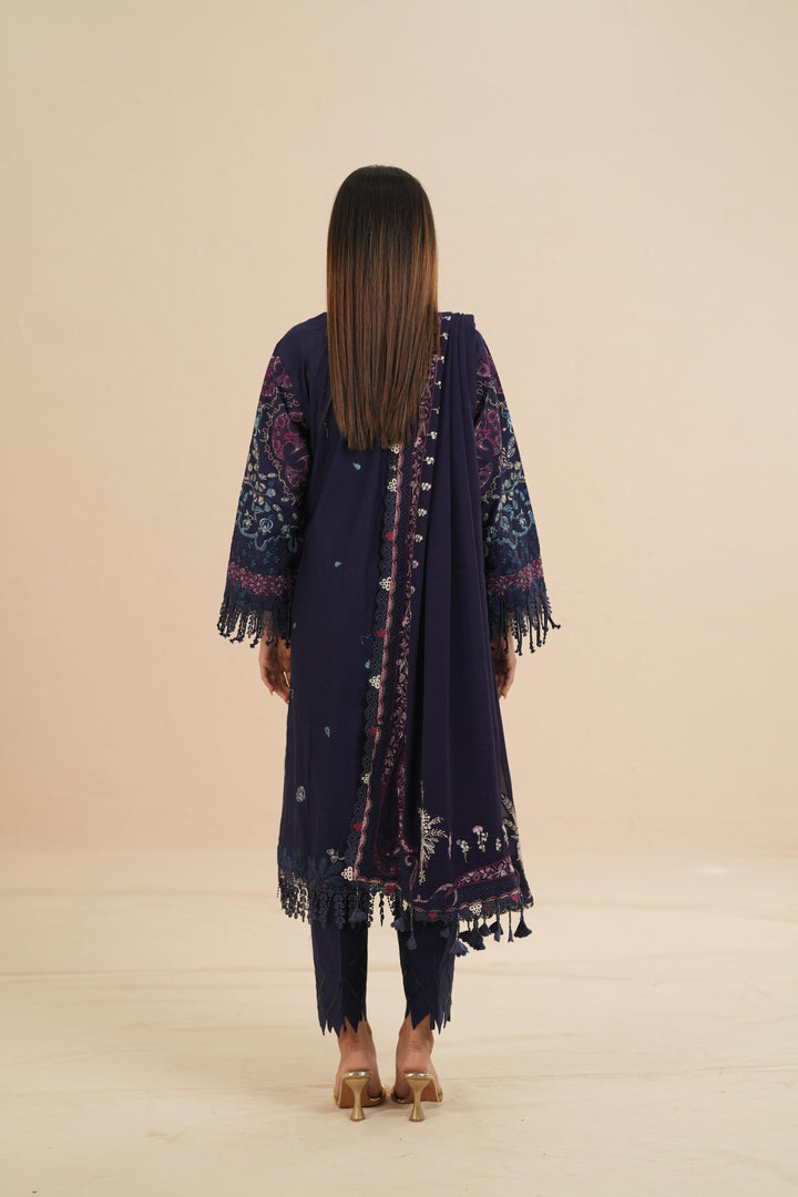 Elora - Suffuse Embroidered Lawn Stitched