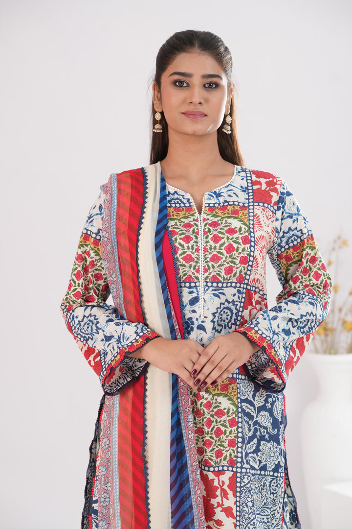 Elra-8A | Zara Shahjahan Stitched - Coco Prints Edit III