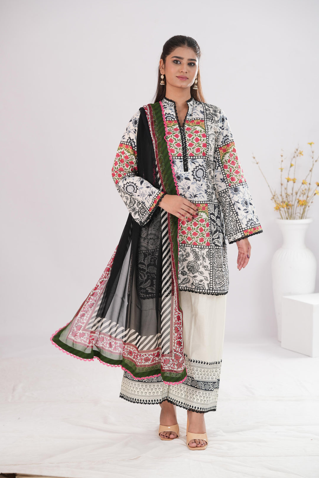 Elra-8B | Zara Shahjahan Stitched - Coco Prints Edit III