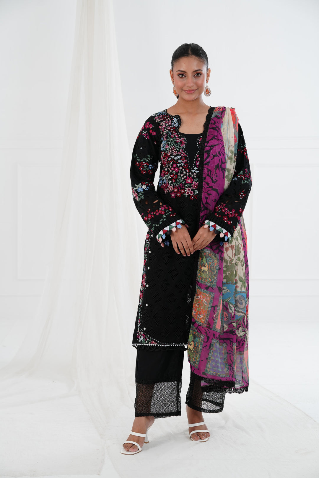 Elva - Afrozeh Luxury Lawn Stitched