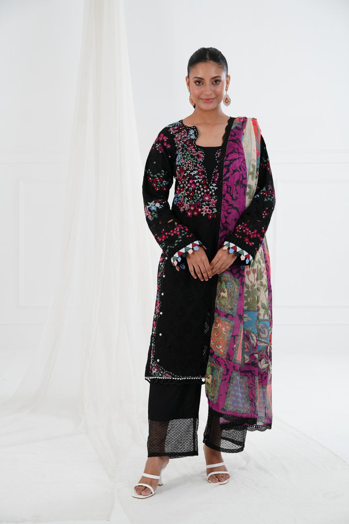 Elva - Afrozeh Luxury Lawn Stitched