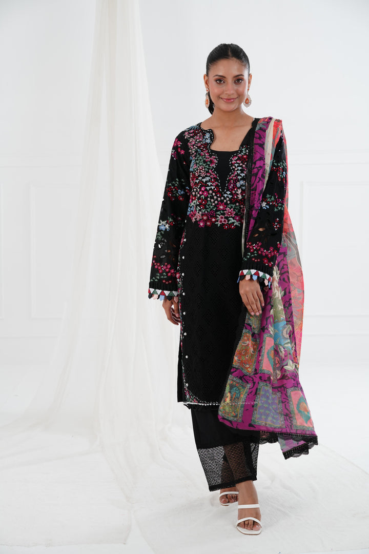 Elva - Afrozeh Luxury Lawn Stitched