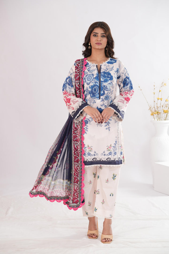 Emin-10A | Zara Shahjahan Stitched - Coco Prints Edit III