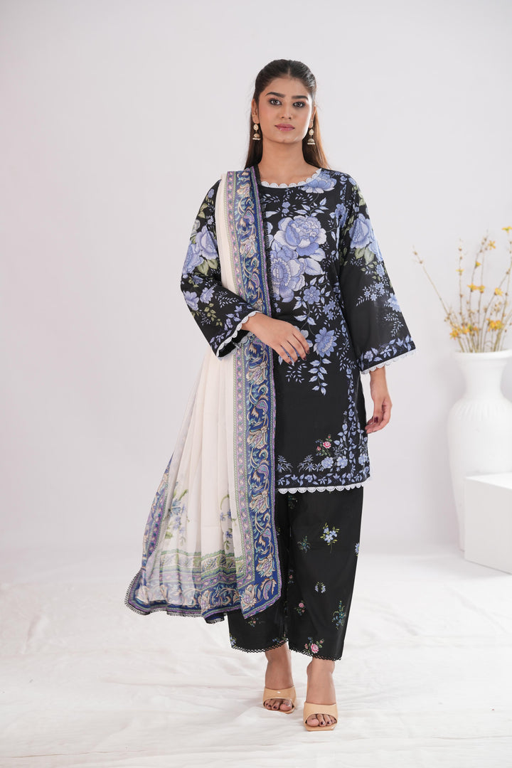 Emin-10B | Zara Shahjahan Stitched - Coco Prints Edit III
