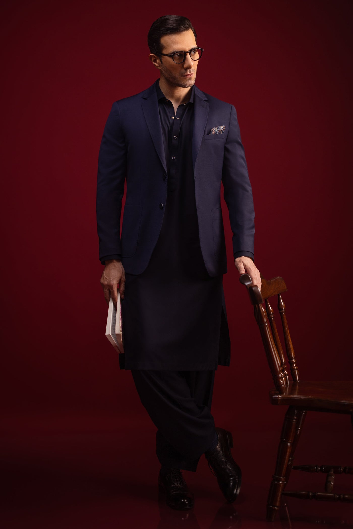 Blended Navy Kameez Shalwar - Cast & Crew