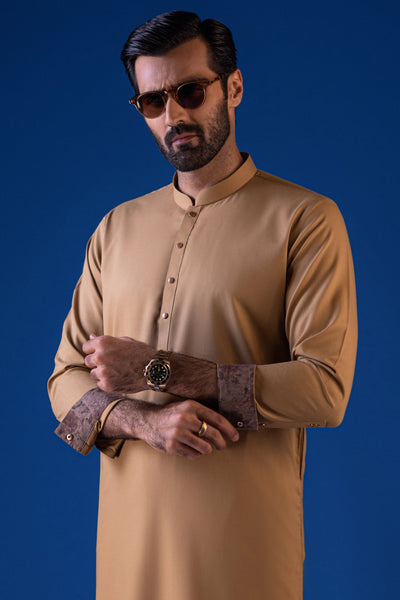 Cotton Khaki Shalwar Kameez - Cast & Crew