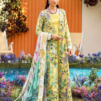 Lawn Light Green Stitched Suit - Elaf